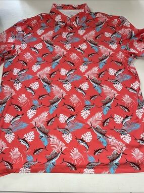 Scales Tropical Slam Golf Polo XL